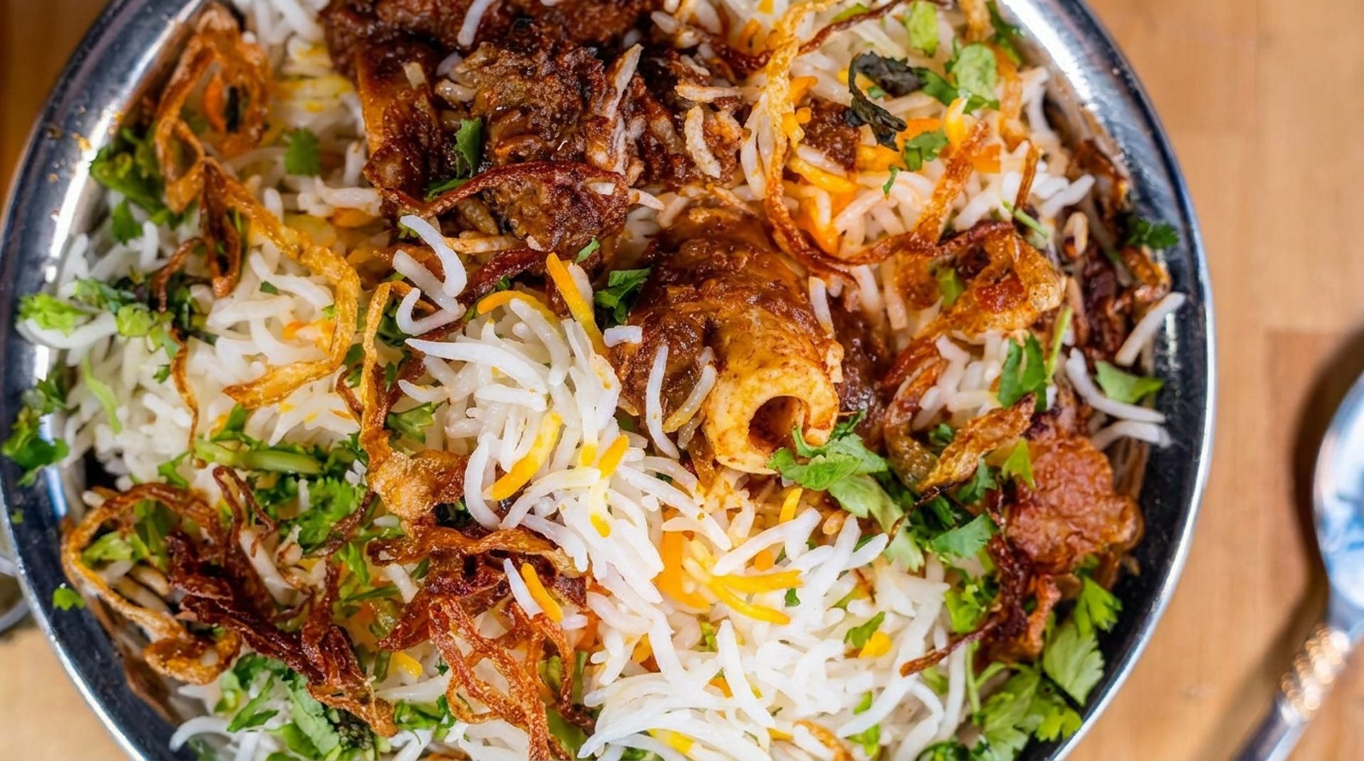 Biryani and the grill