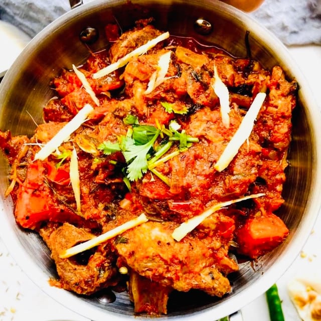 Kadhai Goat.