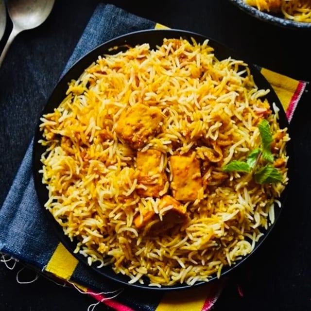 Paneer Biryani.