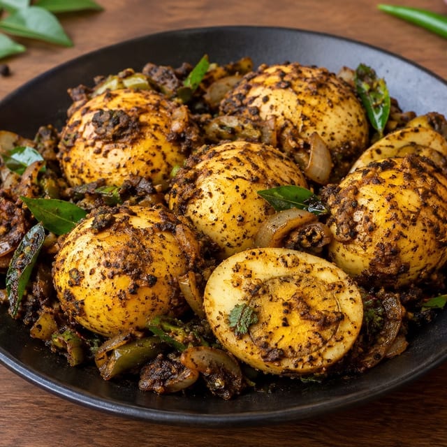 Egg Pepper Fry.