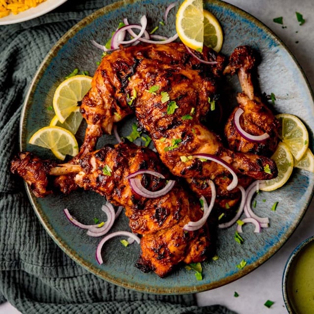 Tandoori Chicken Full (8 Pcs).