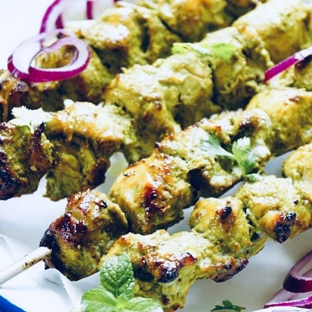 Hariyali Chicken.