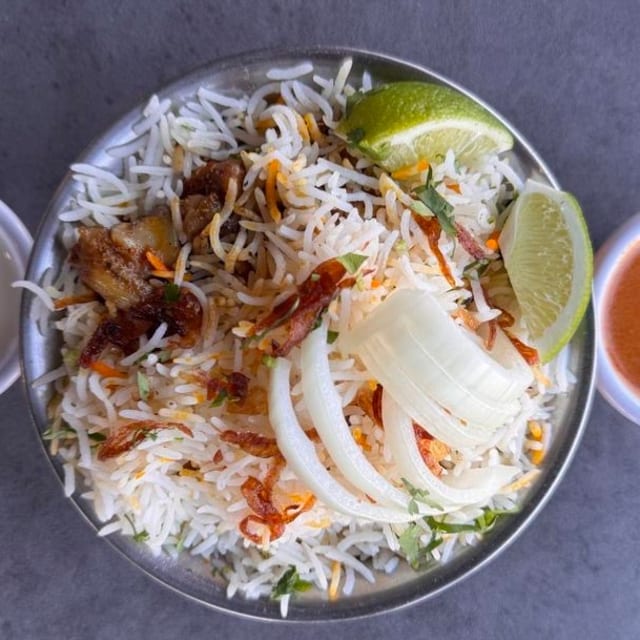 Boneless Chicken Biryani.