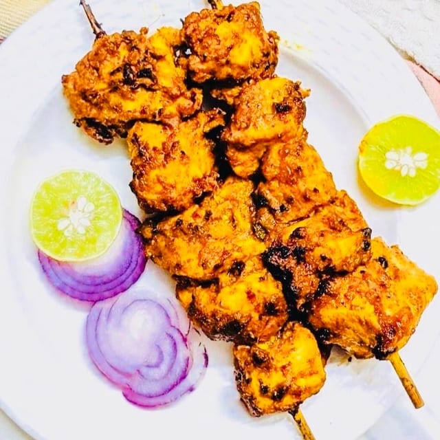 Achari Chicken Kabab.