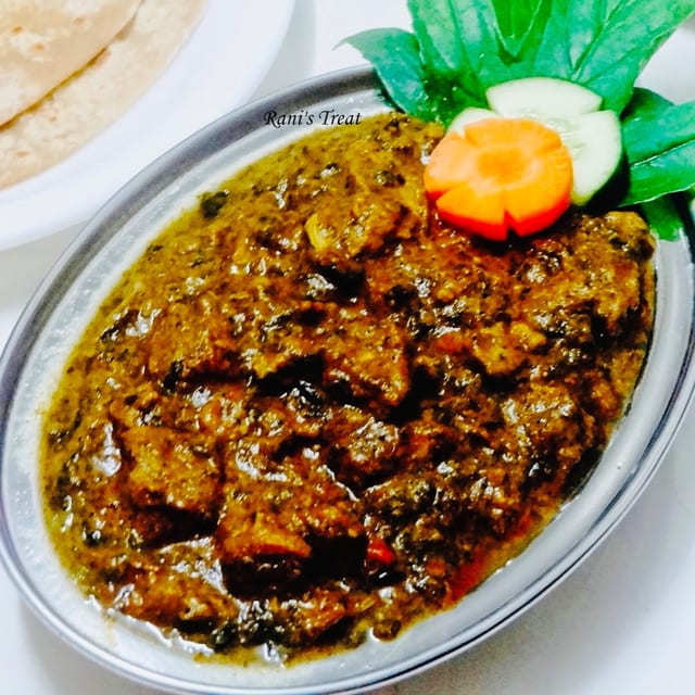 Gongura Goat Curry.