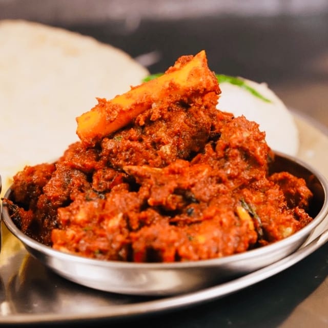 Mutton Kolhapuri Sukha (Dry).