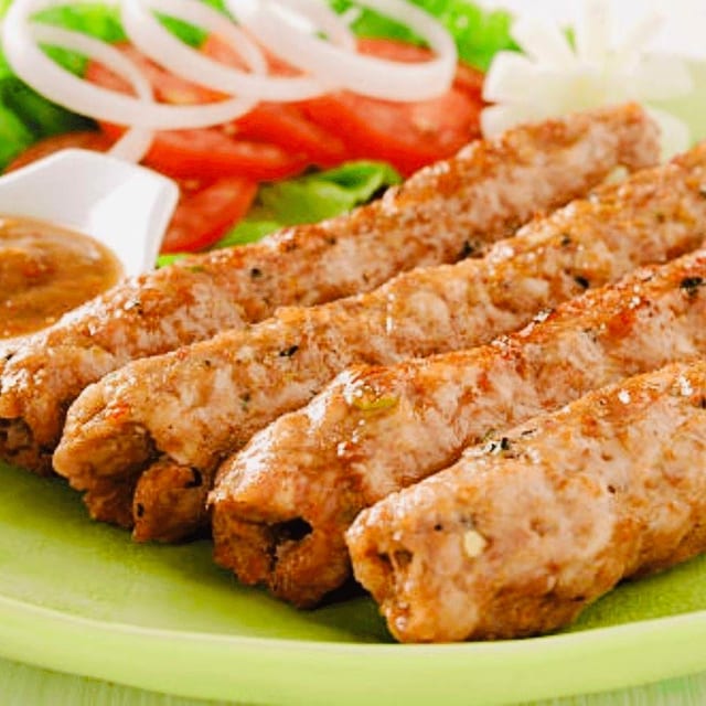 Chicken Seekh Kabab.