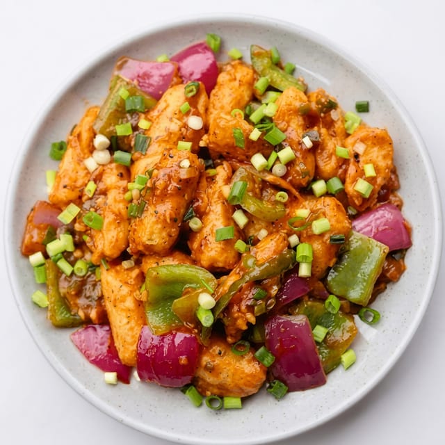 Baby Corn Chilli (Dry).