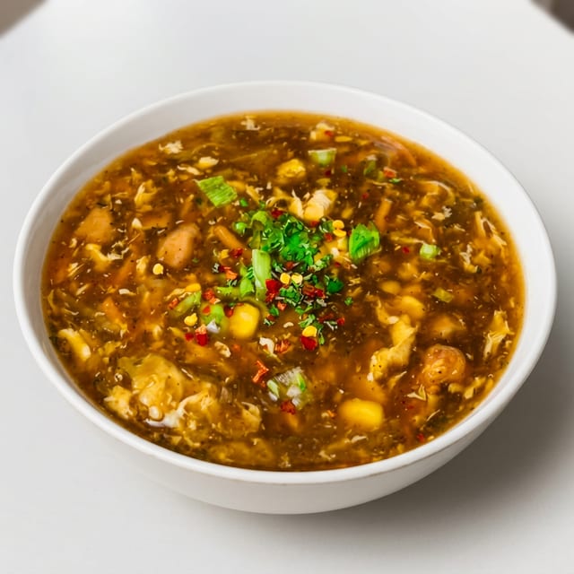 Hot & Sour Chicken Soup.
