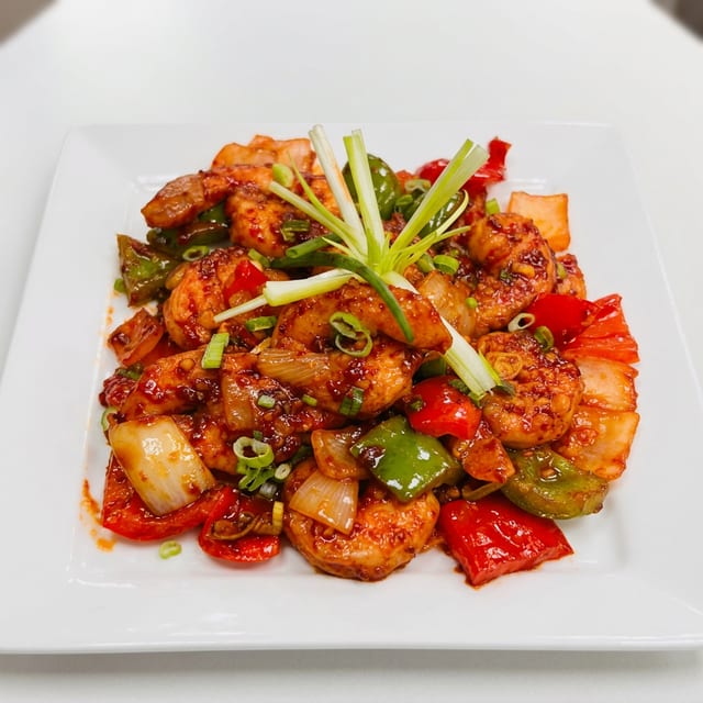 Chilli Shrimp (10 Pieces).